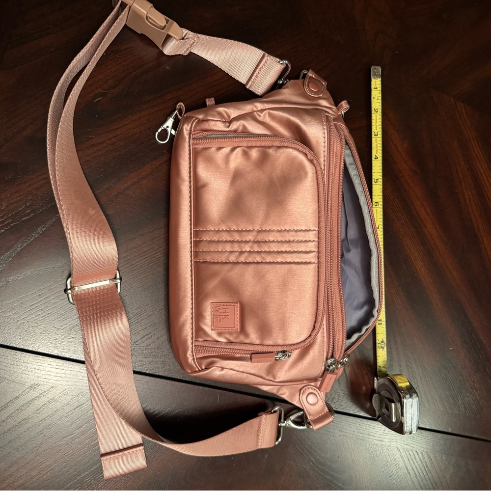 IHKWIP Crossbody Sling Bag in Rose Gold - NWOT